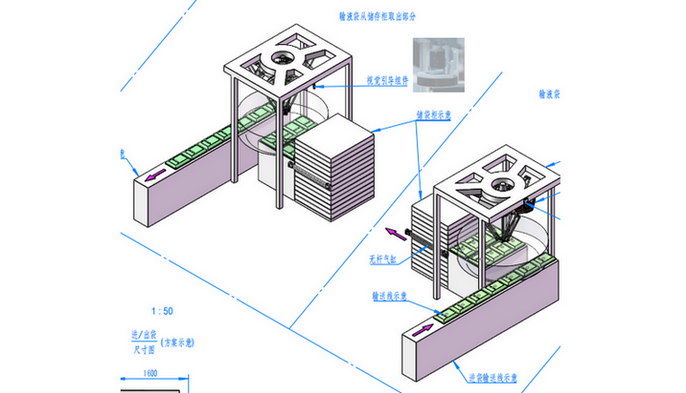 全自动医用液体袋转运设备